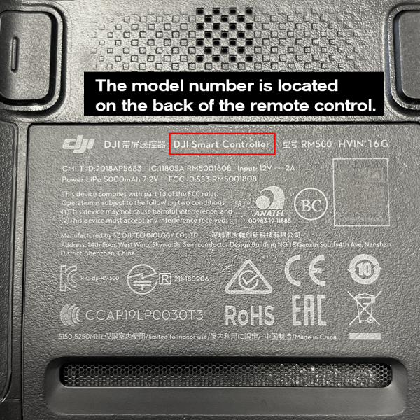 Adapter plate for DJI RC Smart Controller